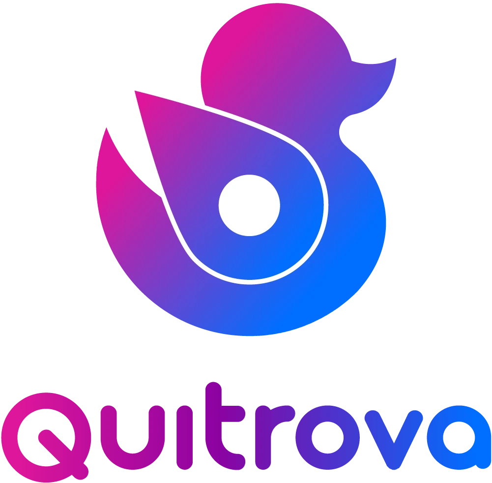 Logo Quitrova — brand identity Foxmedia